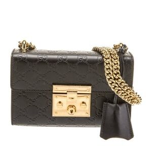 Gucci GG Padlock Small Handbag – Black